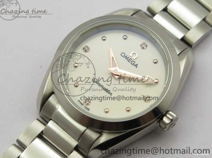 0302 Aqua Terra Seamaster ZF 1:1 Best Edition White Dial on SS Bracelet Gen Lightweight 7903